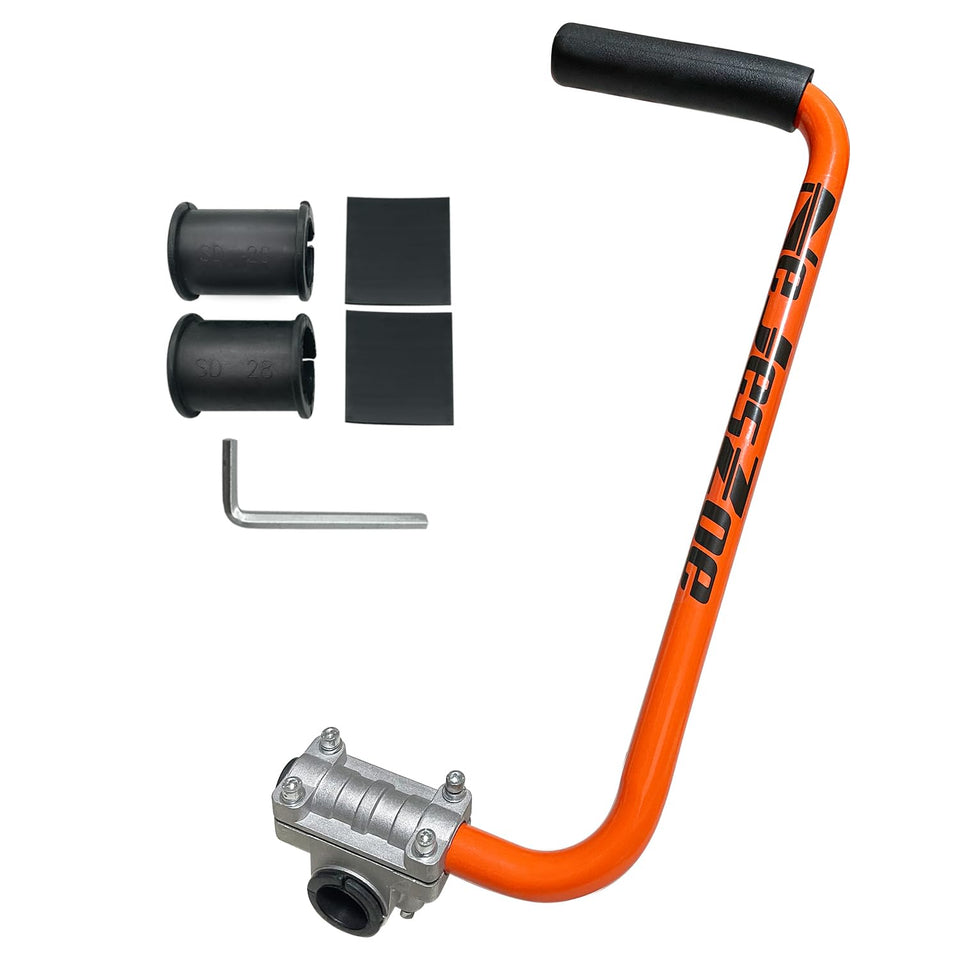 NeJesZoe ergonomic trimmer grip extension handle improves control and comfort during weedeater use