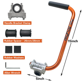 NeJesZoe lightweight-aluminum-trimmer-handle delivers sturdy grip with reduced fatigue.