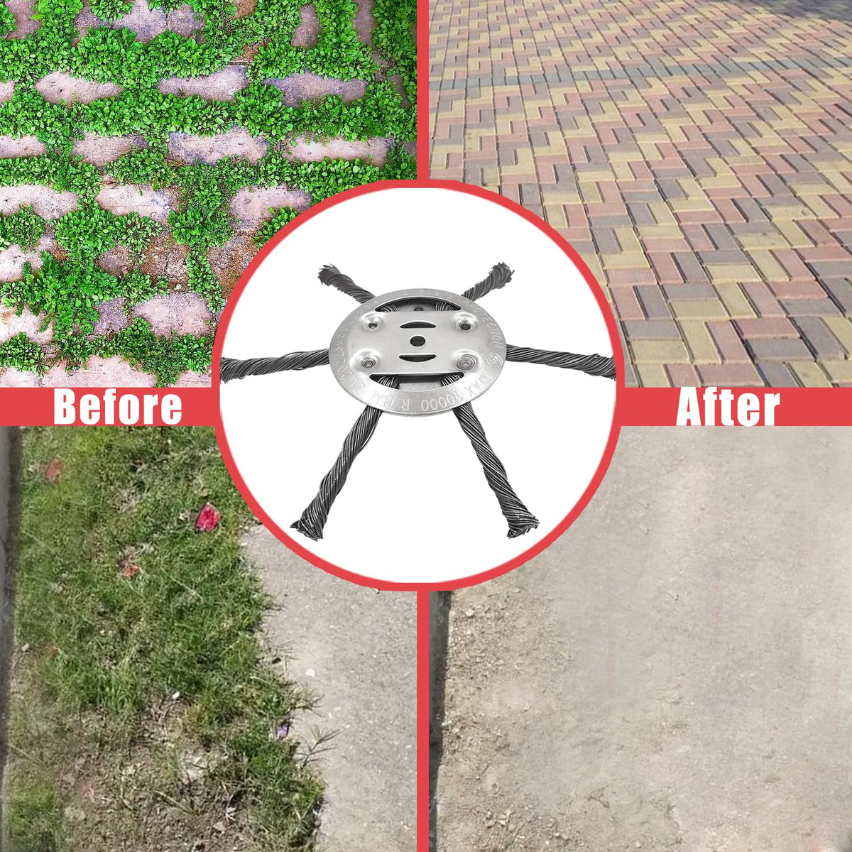 NeJesZoe outdoor gardening trimming demo demonstrates efficient weed removal