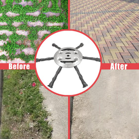 NeJesZoe outdoor gardening trimming demo demonstrates efficient weed removal