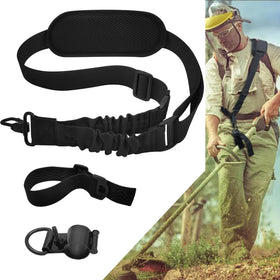 NeJesZoe trimmer shoulder strap front view for comfort.