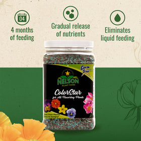 Nelson ColorStar provides 4 to 5 months of steady feeding