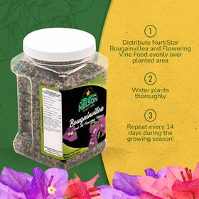 Nelson Plant Food diverse vine varieties including bougainvillea and honeysuckle