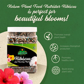 Nelson NutriStar Hibiscus fertilizer with calcium iron magnesium for strong roots