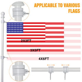 NELXINJO flag pole assembly instructions for quick setup