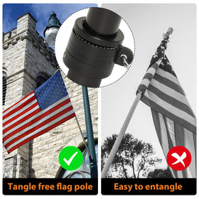 NELXINJO installation-friendly flag pole—easy splice assembly for quick setup.
