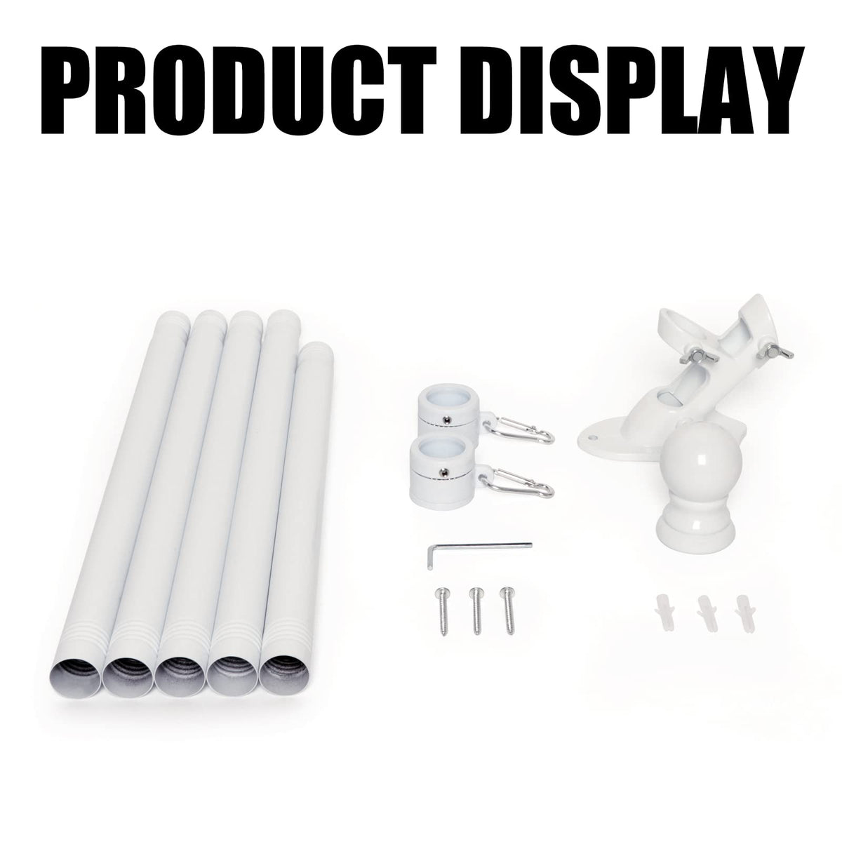 NELXINJO outdoor mounting setup image shows versatile yard installation