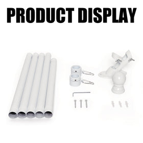 NELXINJO outdoor mounting setup image shows versatile yard installation