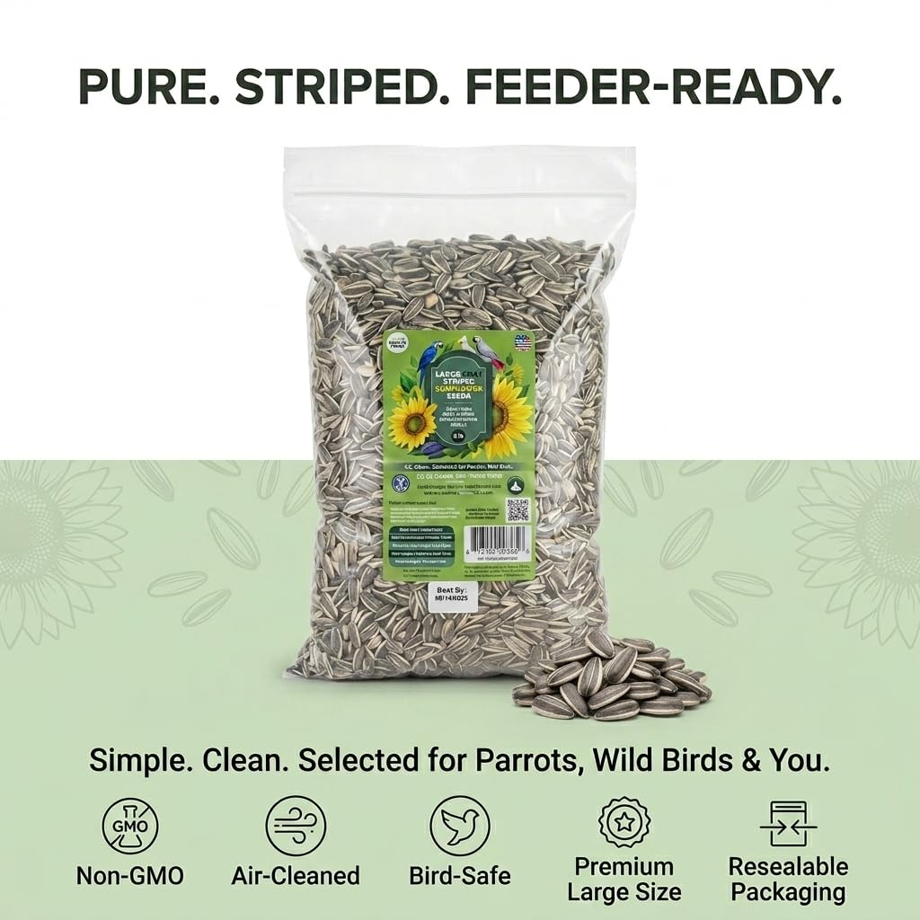 Nemeth Farms extra large seeds are easier to crack for big birds