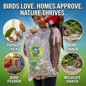 Nemeth Farms seeds at the feeder attract cardinals, jays, and wildlife