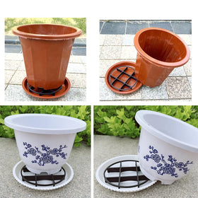 NentMent plastic pot feet offer durable support for various sized pots.