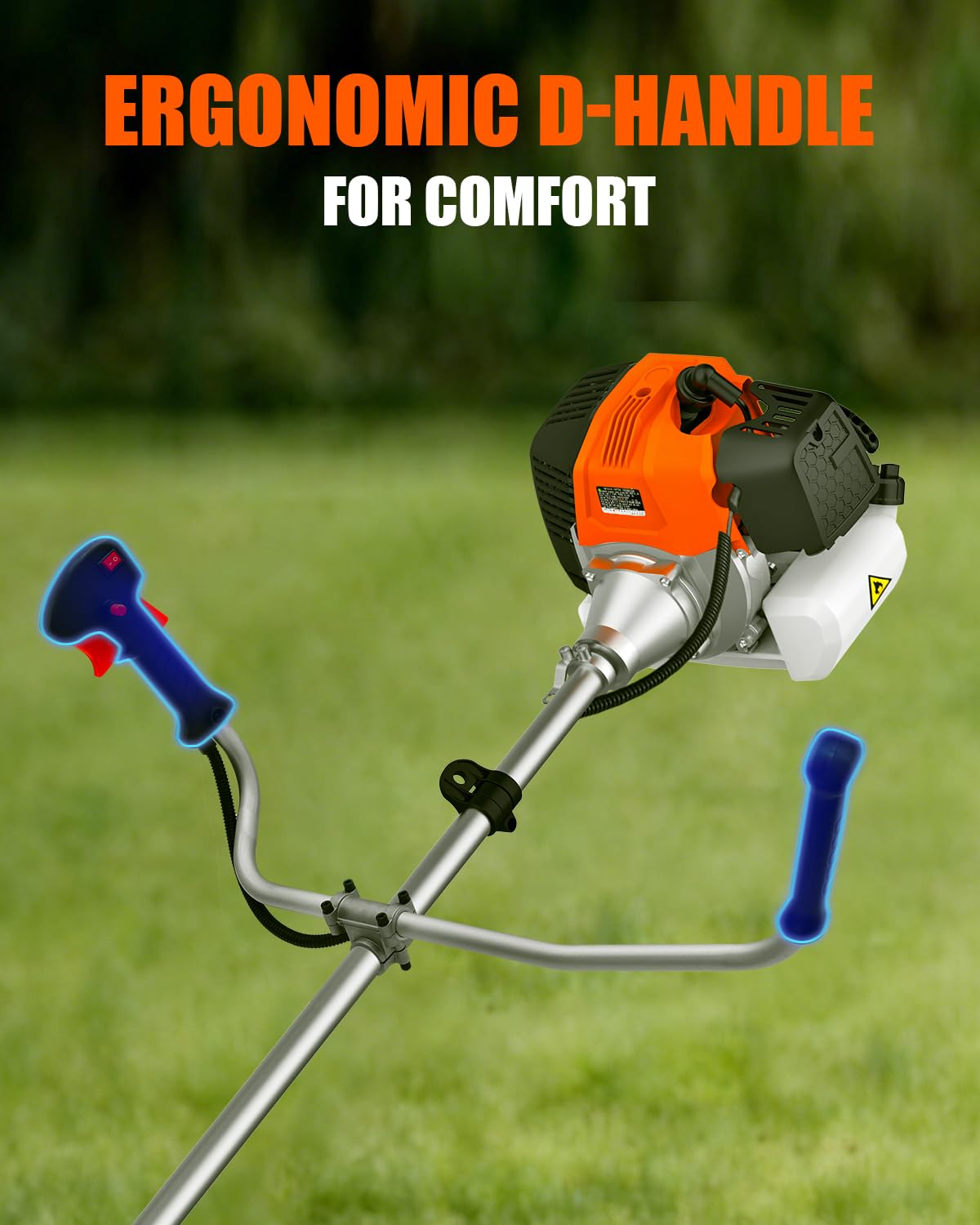 NEO-TEC dual-line bump feed delivers clean, fast vegetation clearance.