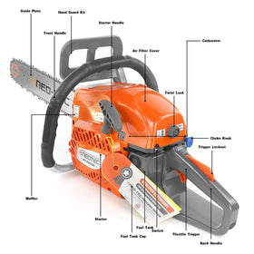 NEO-TEC NCS6200 in-action pruning and bucking scenes.