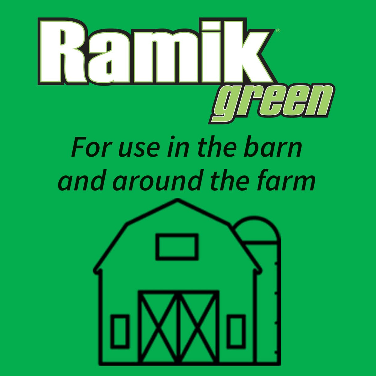 Ramik Green Nuggets pellets placed around buildings for long-lasting pest management