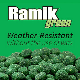 Ramik Green fish-flavored bait nuggets attract rats and mice