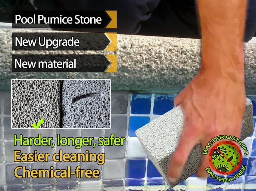 NEOHATION pool brush kit on a pole reaches walls and floors easily