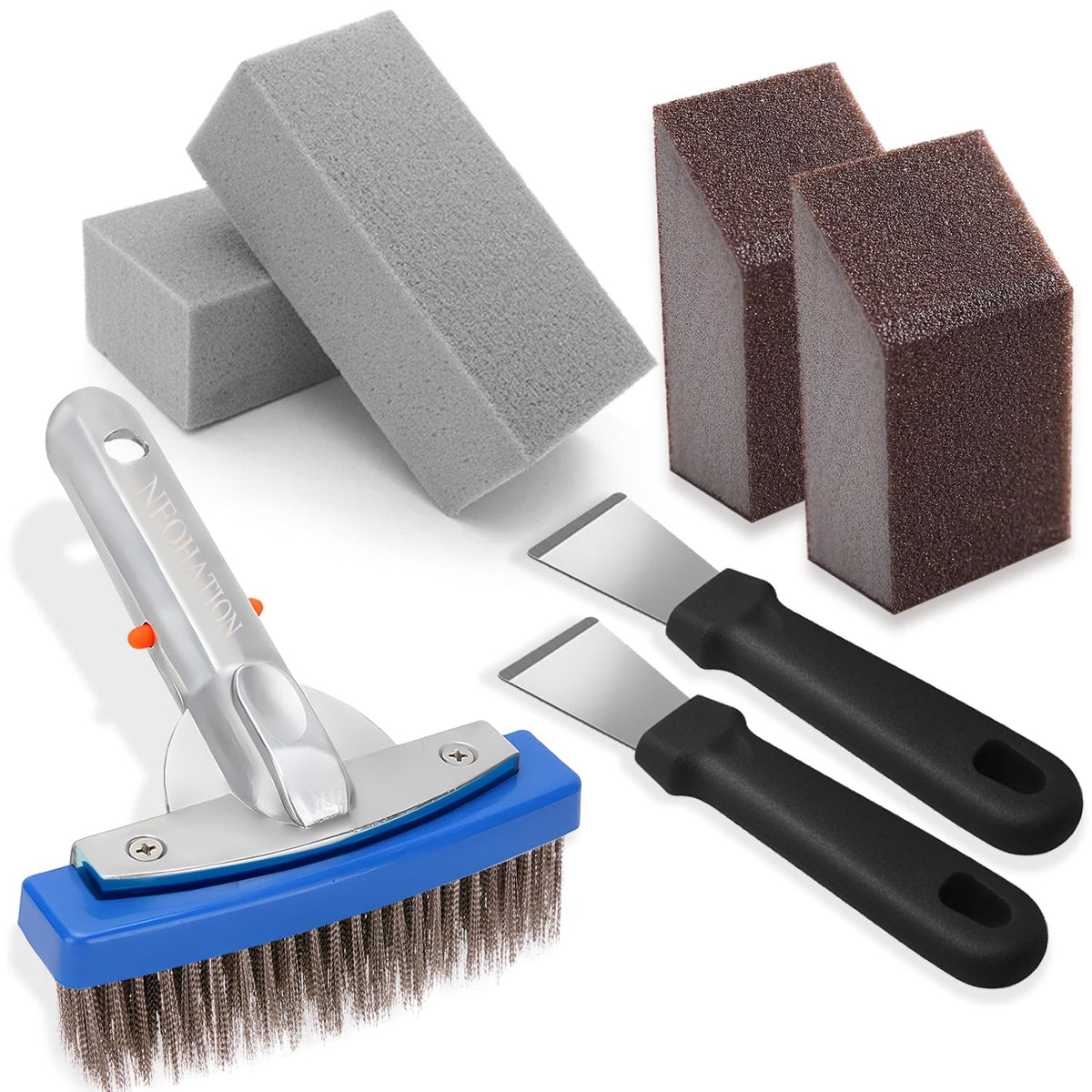NEOHATION pumice stone for pool stains removes rust and calcium deposits from tiles