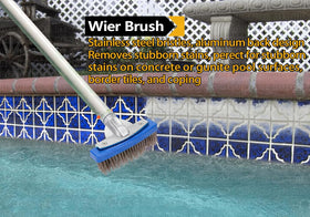 NEOHATION pumice stone removes calcium deposits from pool tile grout