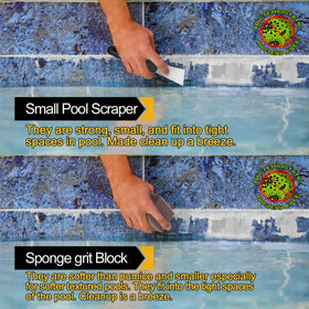 NEOHATION stainless steel wire brush for pool cleaning tackles stubborn buildup on surfaces