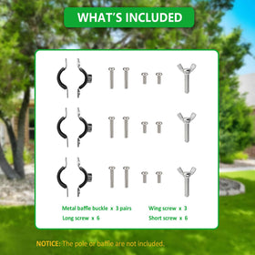 Neokisa metal bracket with rubber gaskets reduces wobble and enhances stability.