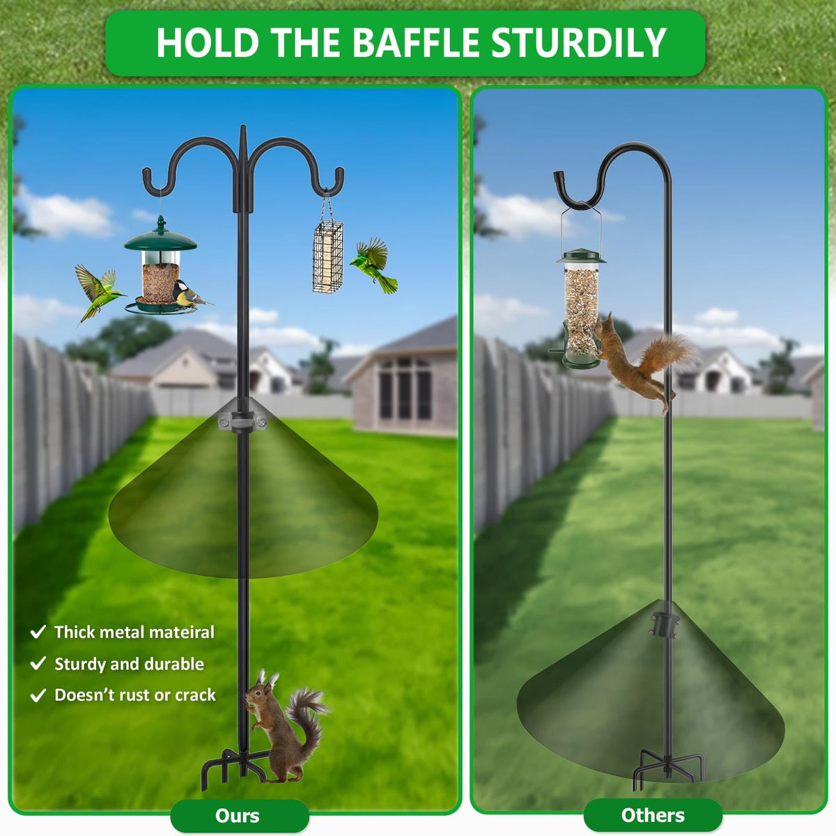 Neokisa three-pack includes replacement brackets for quick feeder upgrades.