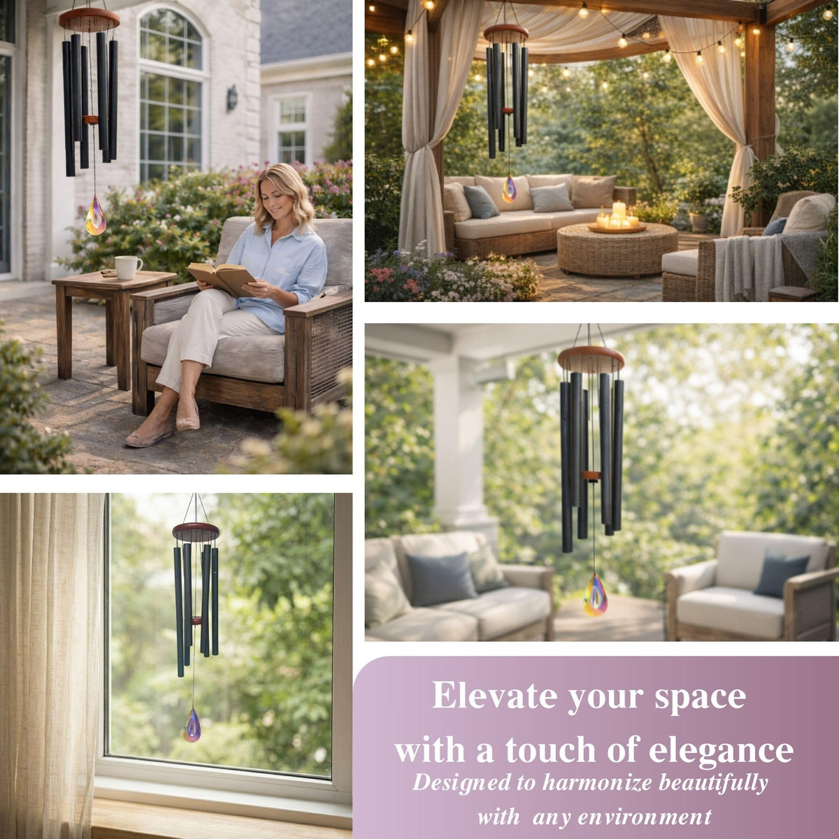 NEONGRAND garden wind chime makes a thoughtful gift for moms and grandmothers.