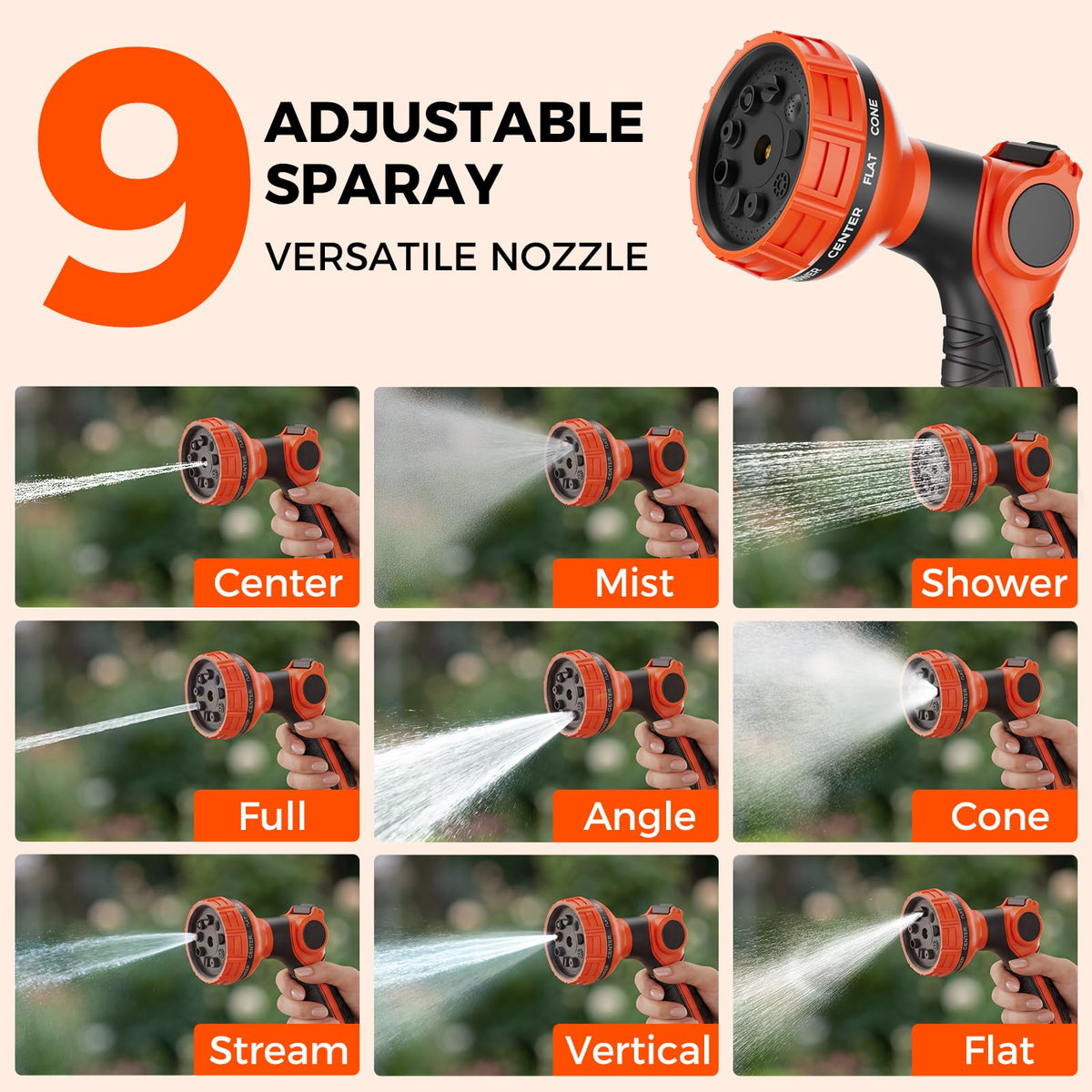 NEOTEC hose-path design reduces tangles and keeps rewinding smooth.