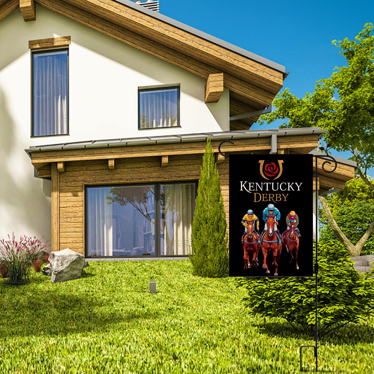 Nepnuser Kentucky Garden Flag double-sided print; visible from both directions outdoors