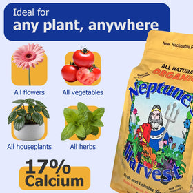 Spread evenly application helps established plants thrive with slow release