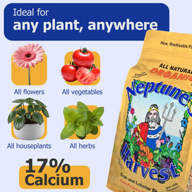 Organic plant food roots strengthening in soil by Neptune's Harvest