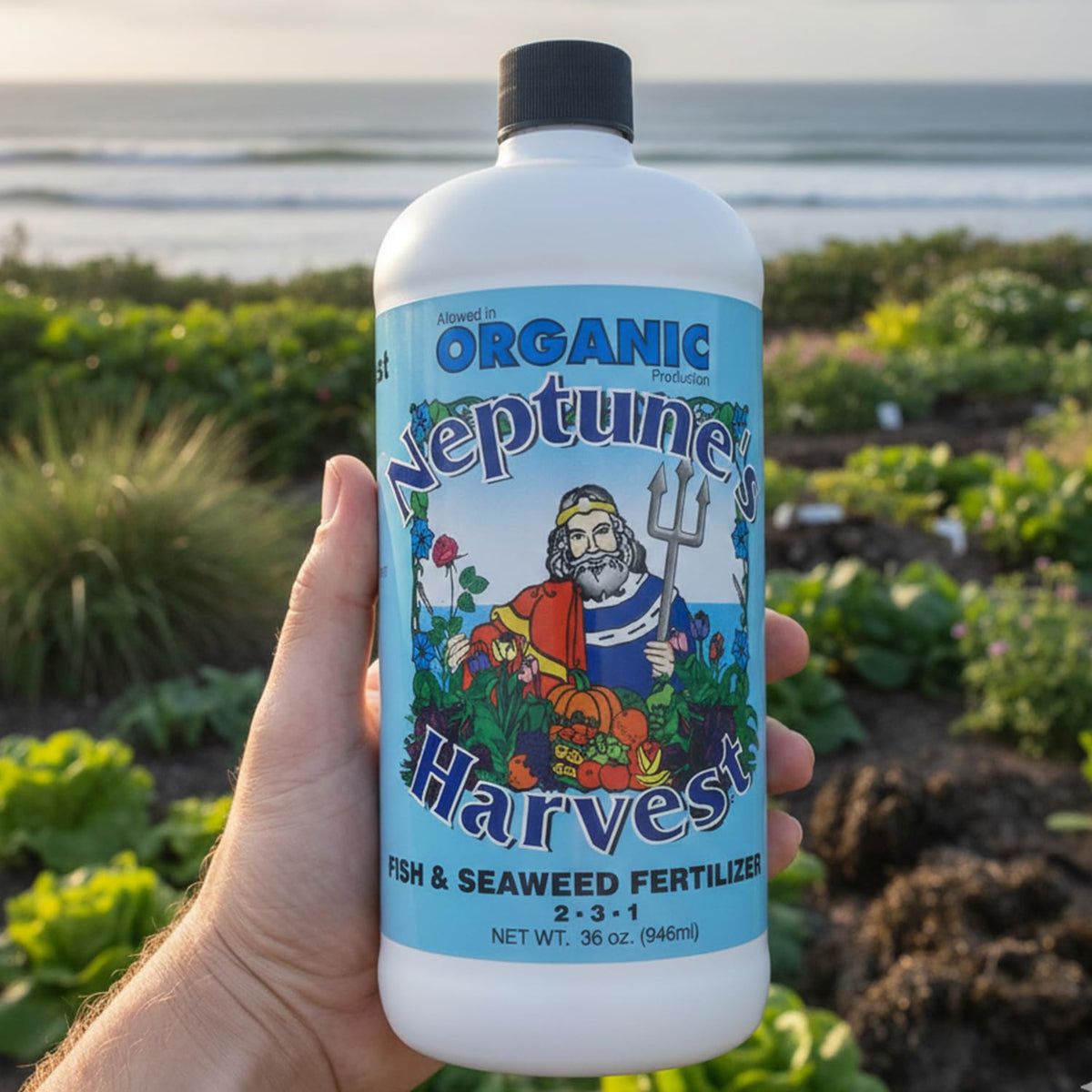 Neptune's Harvest improves soil health and structure over time.