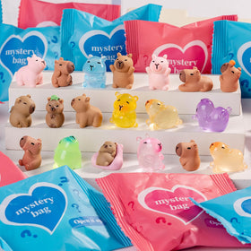 Nerfcareani glow-in-dark animals close-up for evening display