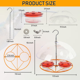 NEROSUN transparent roof creates a natural feeding experience for visiting birds.