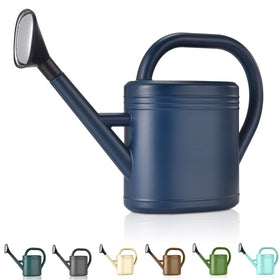 NERUB Watering Can with long spout blue for precise watering of indoor and balcony plants.