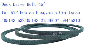 Neryera aramid-cord belt construction delivers durability for lawn care tasks.