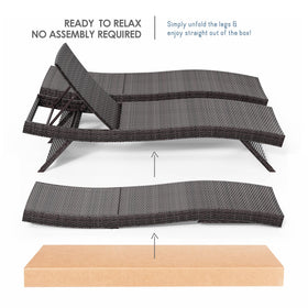 Nestl two-pack chairs arrive ready to use right away.