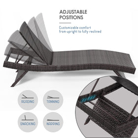Nestl weatherproof wicker finish withstands sun and rain for outdoor reliability.
