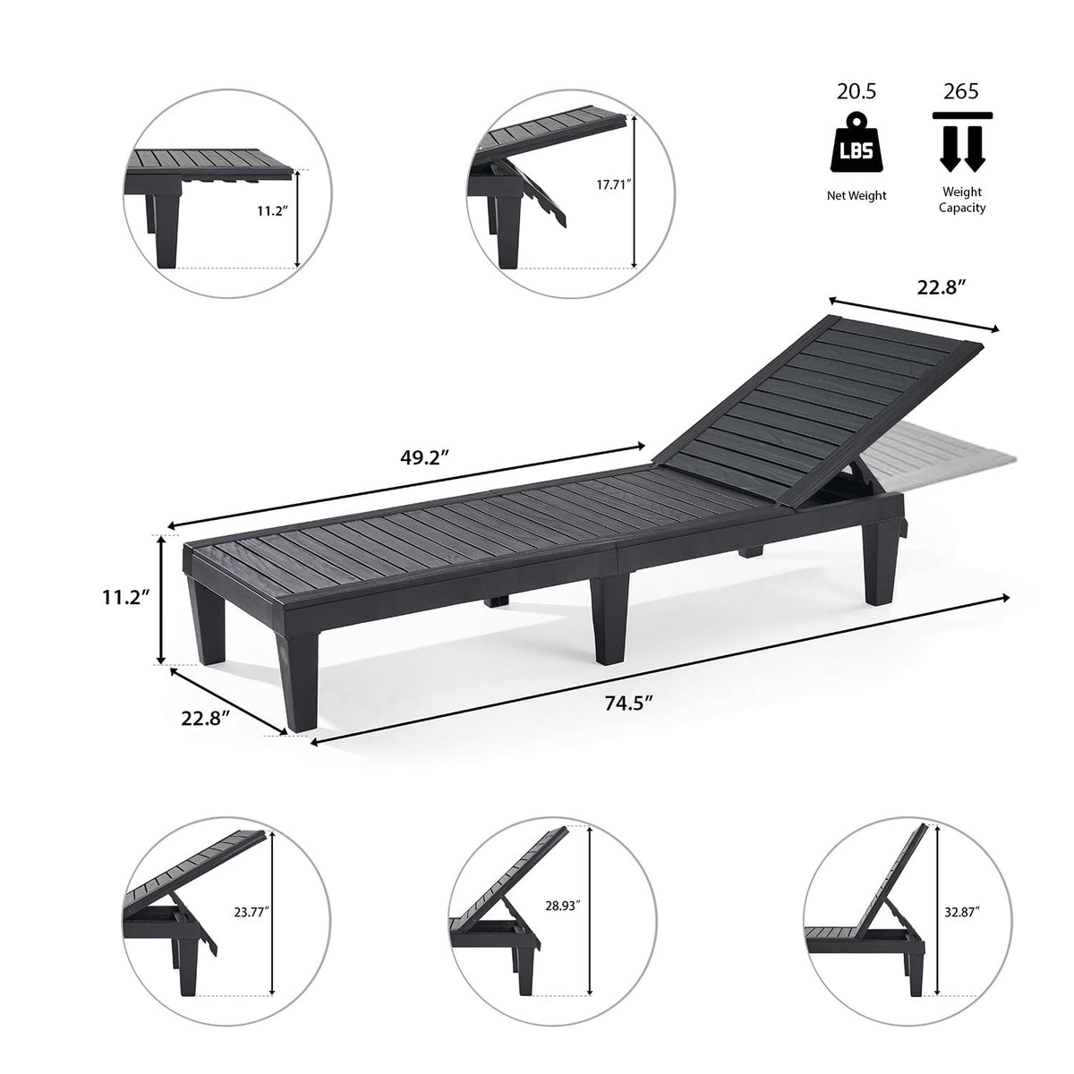 Nestl waterproof pool lounge set two for poolside lounging.