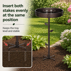 NestShld birdbath makes a thoughtful gift for nature lovers and gardeners.