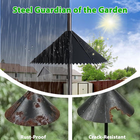 NestShld freestanding five-prong base offers stable outdoor setup.