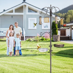 NestShld outdoor-garden-feeder-spot portrays ideal placement for courtyards, lawns, and terraces.