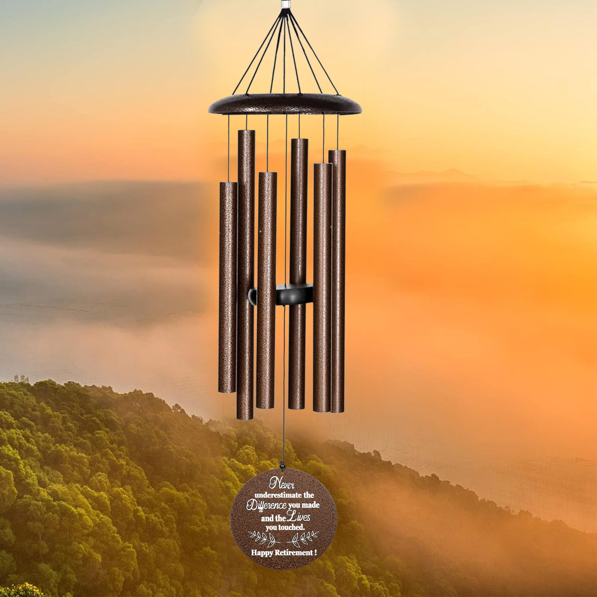 NETAEX tuned wind chimes offer clear melodies in breeze.