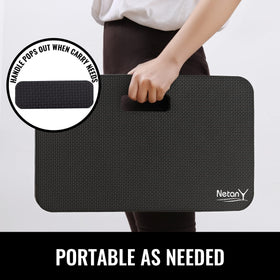 NETANY kneeling pad anti-slip bottom keeps it securely in place.
