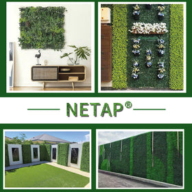 NETAP indoor wall decor with the panels creates a fresh green mood with low maintenance.