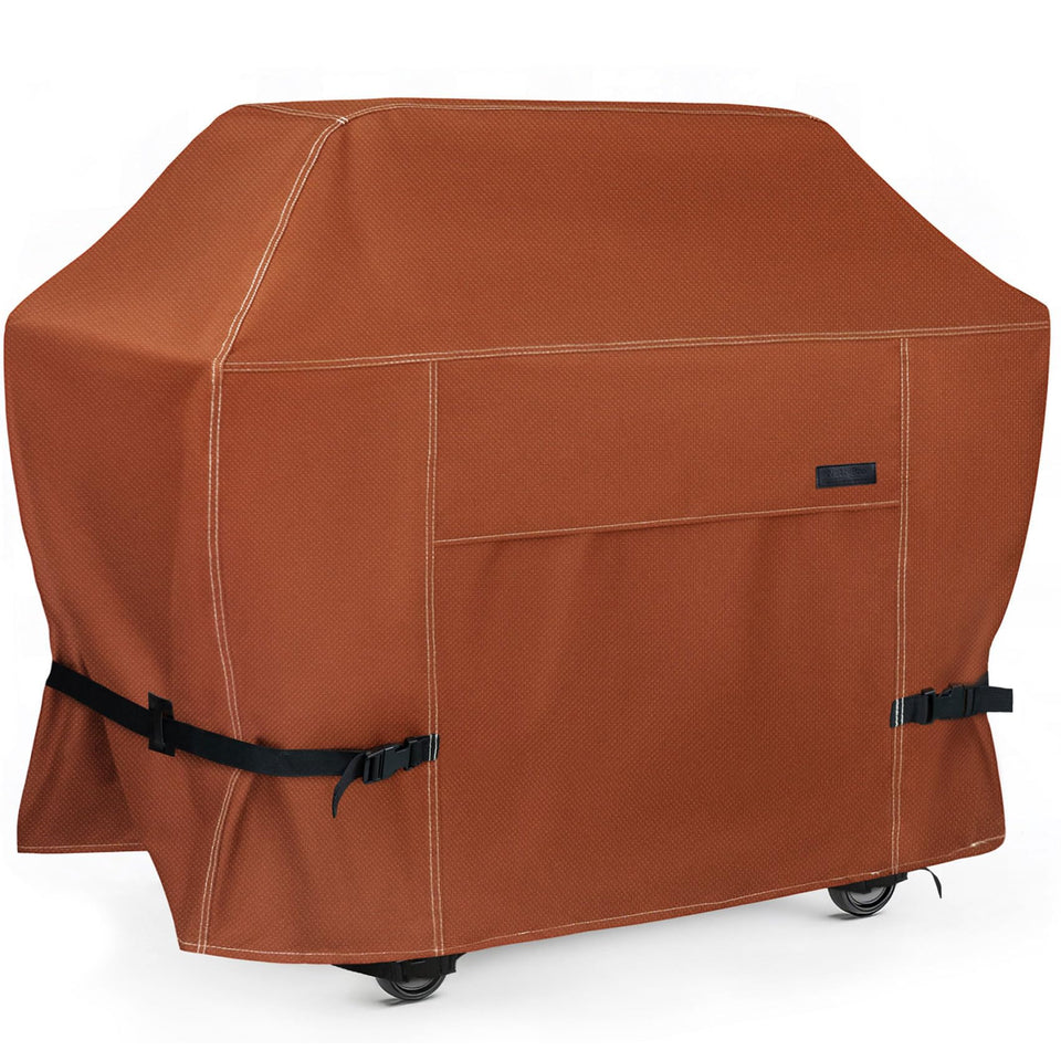 NettyPro BBQ Grill Cover 52-inch front view protects from sun and rain