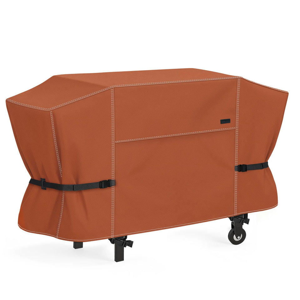 NettyPro 36-inch griddle cover protecting an outdoor cooking station.