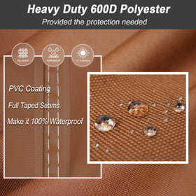 NettyPro weatherproof fabric detail shields outdoor grills from dirt and weather