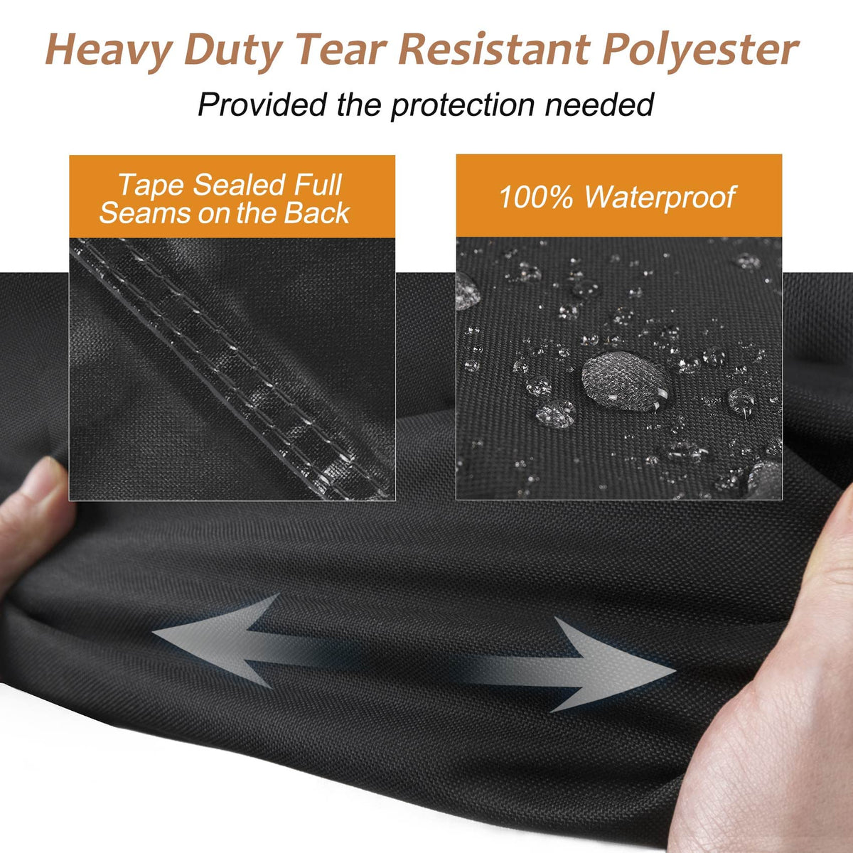 NettyPro smoker cover uses fadeproof fabric for long-lasting outdoor use