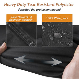NettyPro smoker cover uses fadeproof fabric for long-lasting outdoor use
