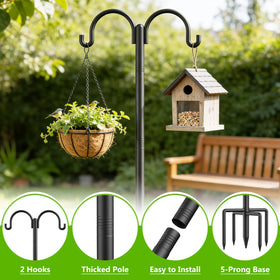 Netuaoo five-prong base offers enhanced stability in ground